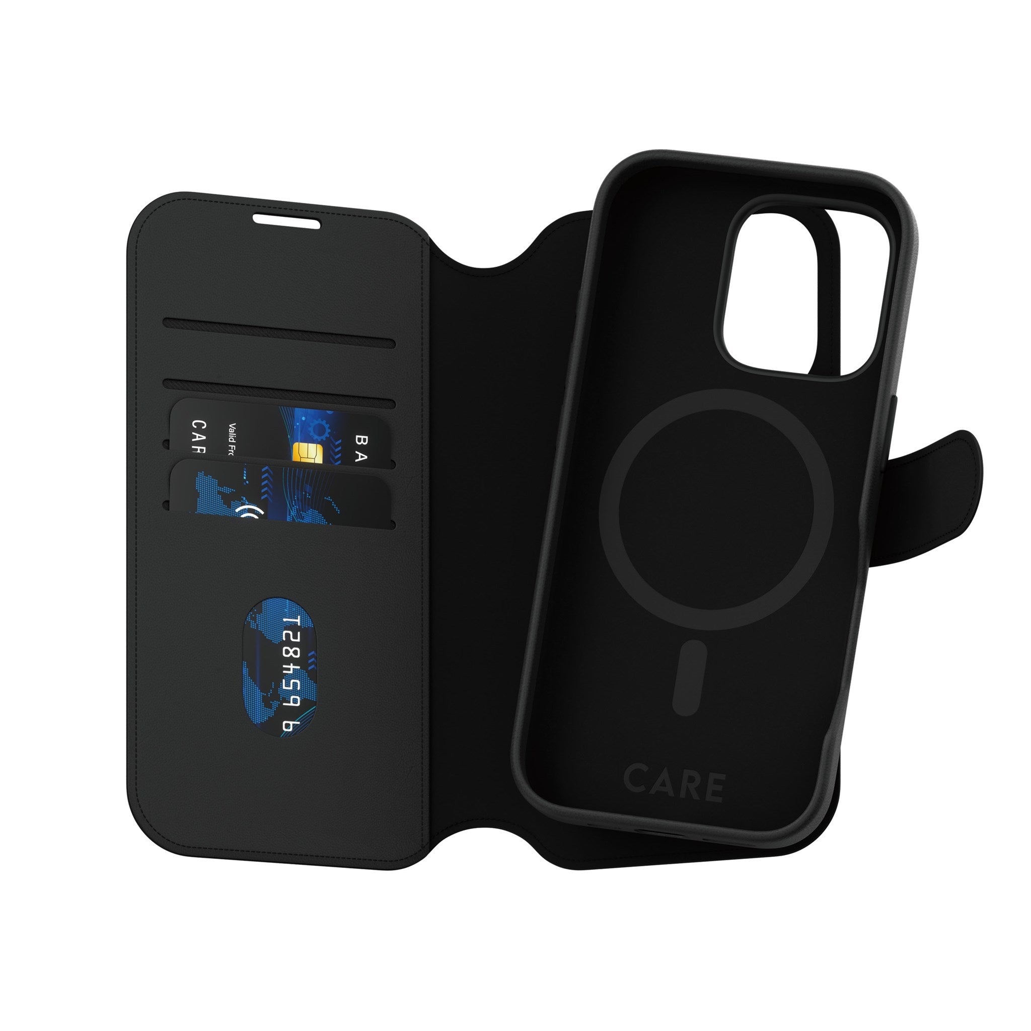CARE by PanzerGlass® Feature Case Tango Two-in-One Wallet m. MagSafe iPhone 16 Pro